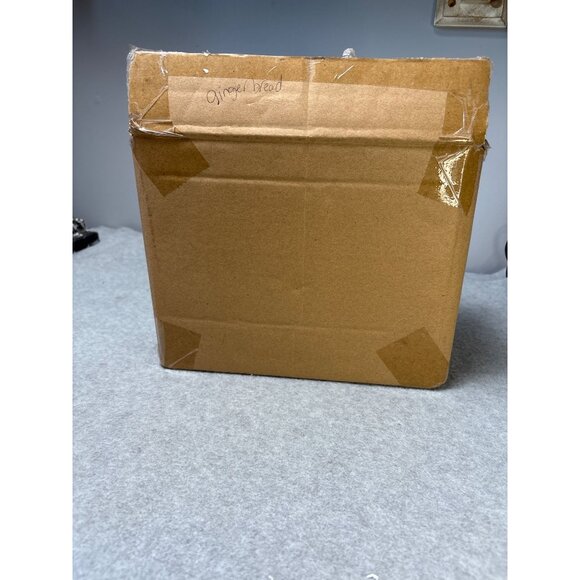 Set of 3 Gingerbread JOY Figurines Christmas Decor Holding Letters Holiday Glitt - Picture 11 of 11